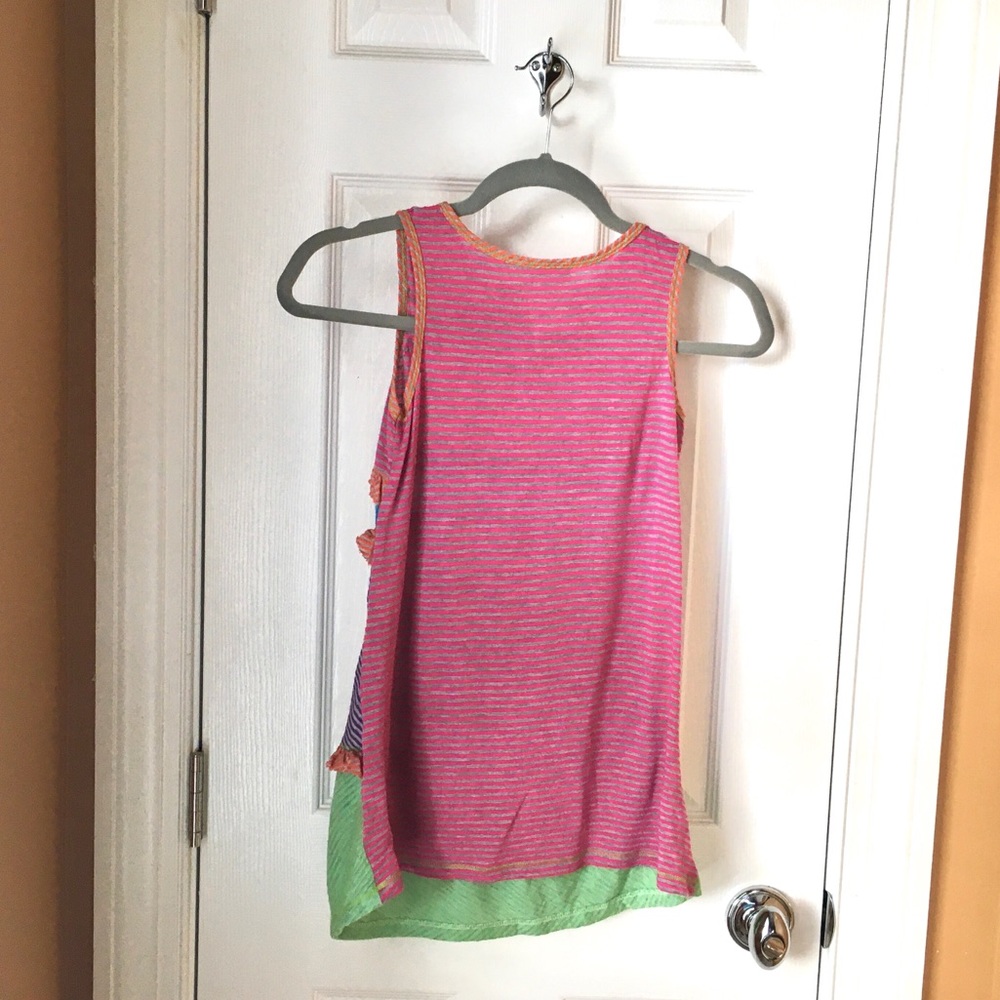 Girls Freckles + Kitty Striped Dress (6X) - Picture 4 of 5
